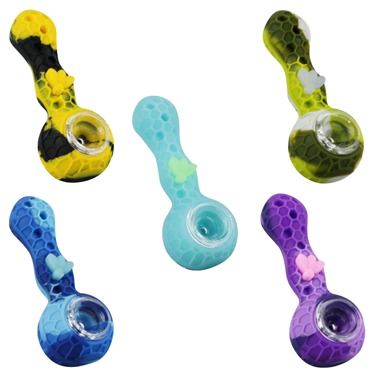 Silicone Bee Durable Hand Pipe