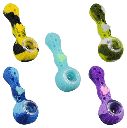 Silicone Bee Durable Hand Pipe