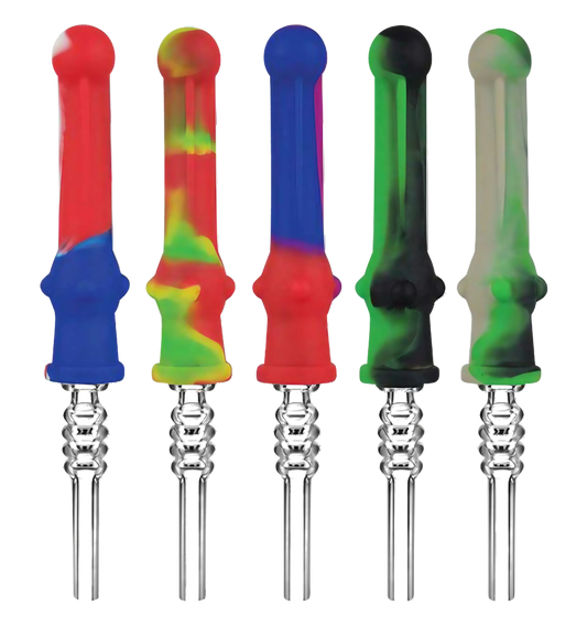 Silicone Vapor Straw with Quartz Tip