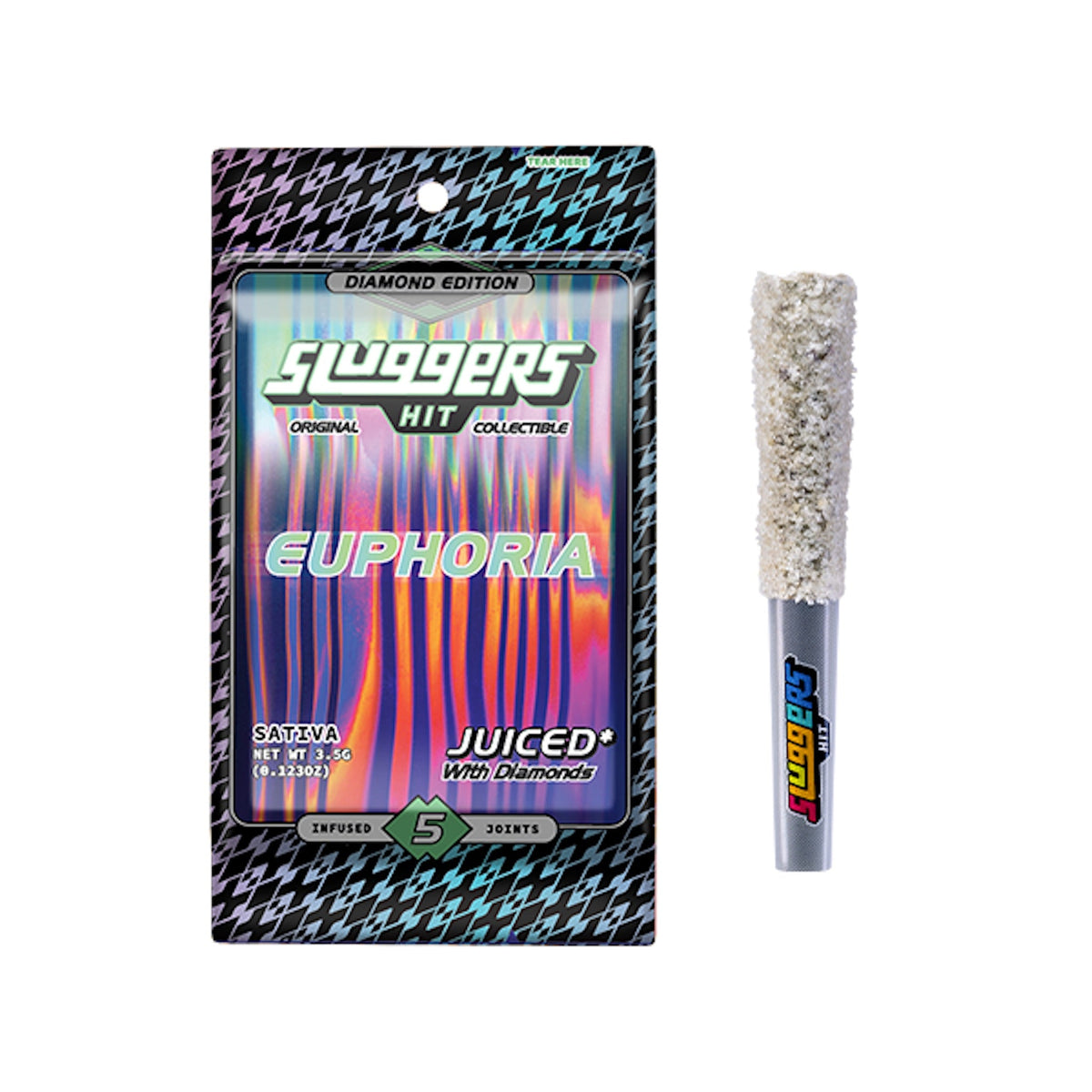 Sluggers Hit Juiced Original THC-A Pre Rolls - 3.5g (5ct)