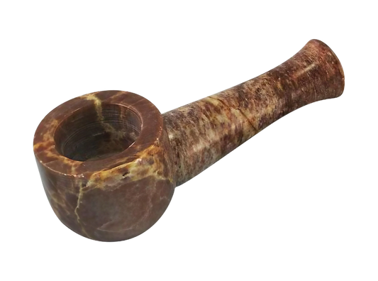 Small Natural Marble Stone Pipe
