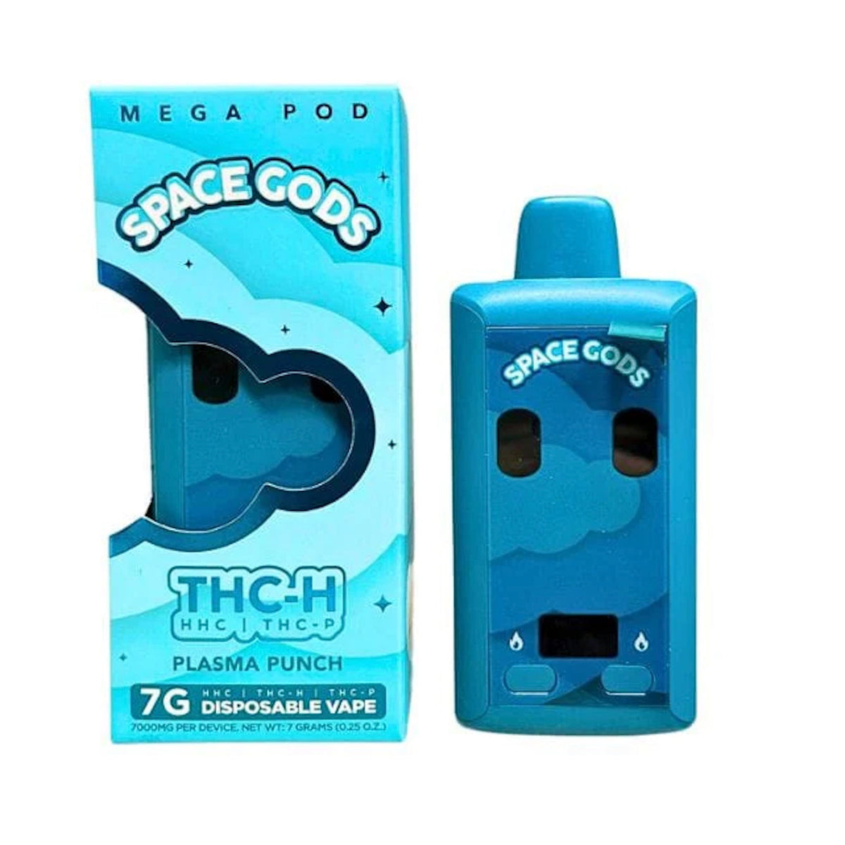 Space Gods Mega Pod THC-H + THC-P Device - 7000mg