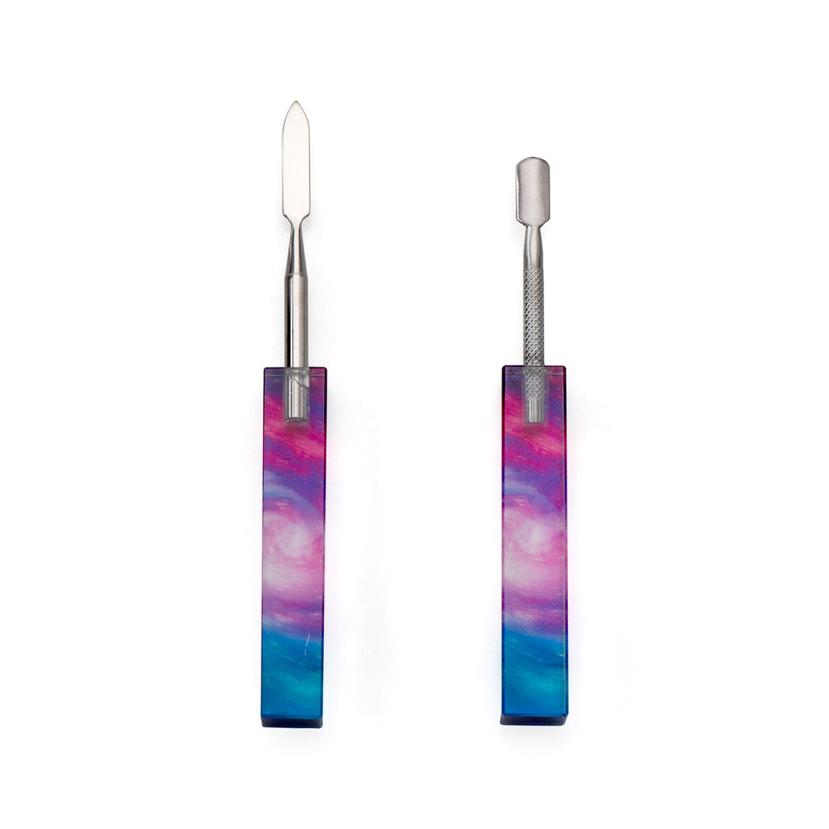 The Stash Shack Spacescape Crystal Dab Tool - Stainless Steel & Cosmic Design