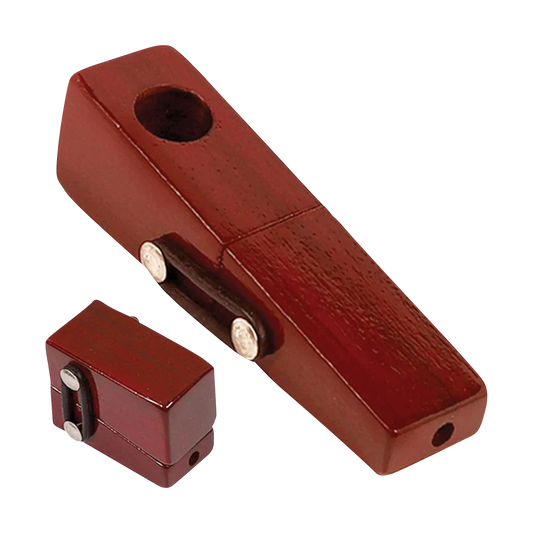 Square Foldable Wood Hand Pipe