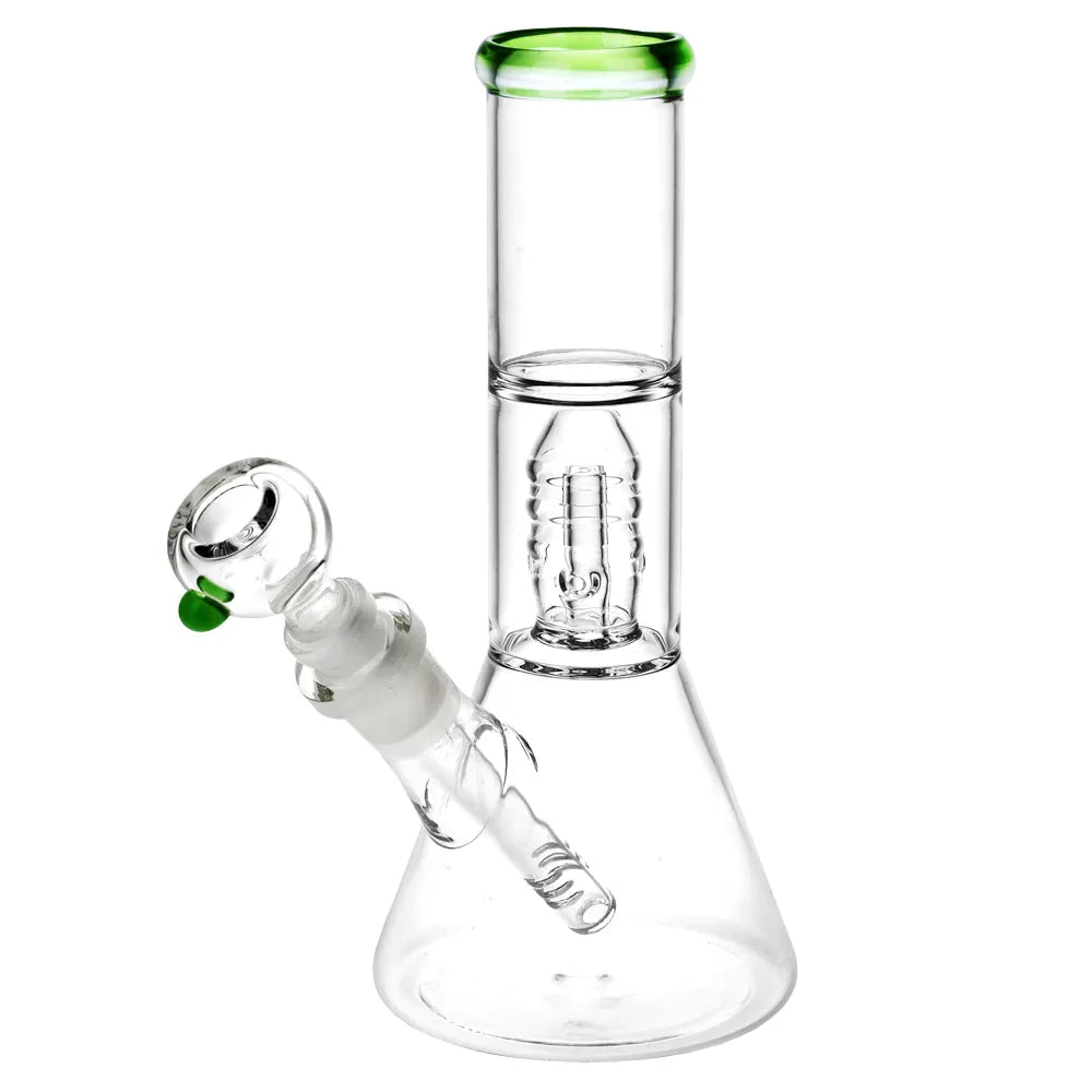 Stacked Showerhead Perc Beaker Water Pipe
