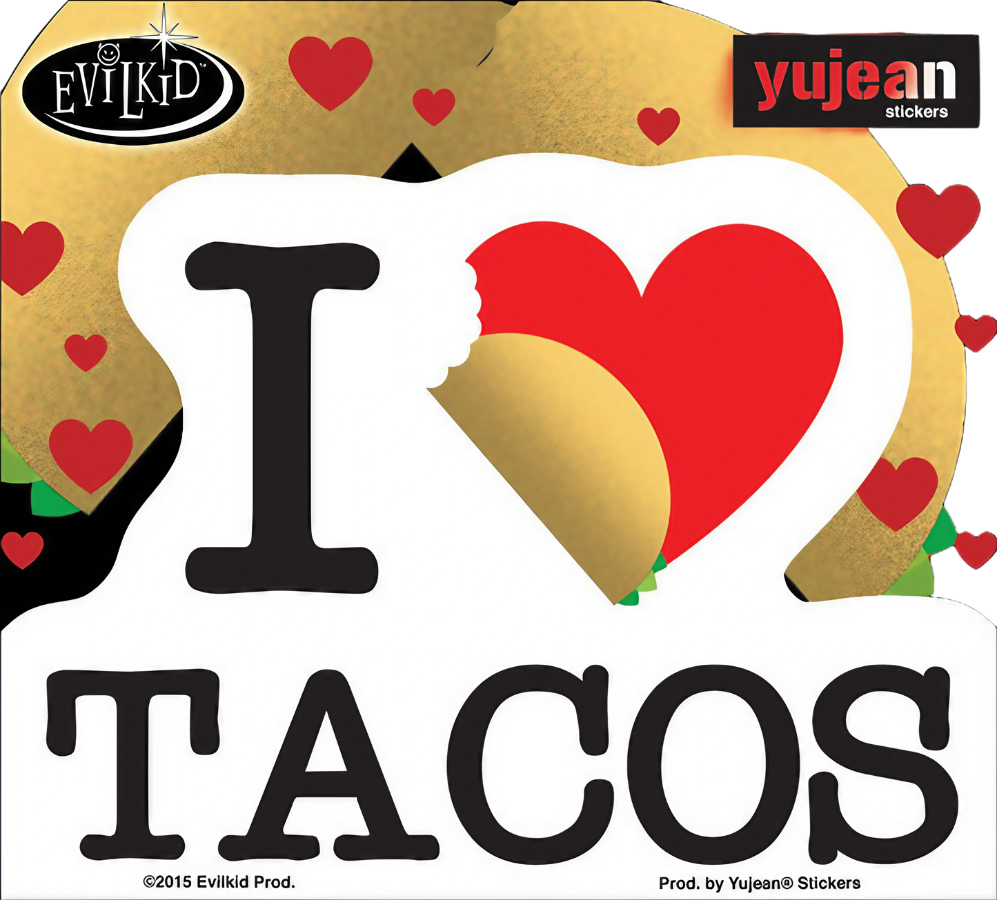Sticker - I Heart Tacos
