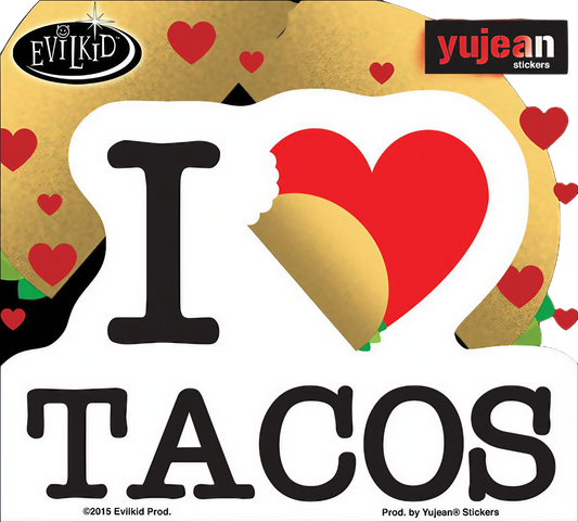 Sticker - I Heart Tacos