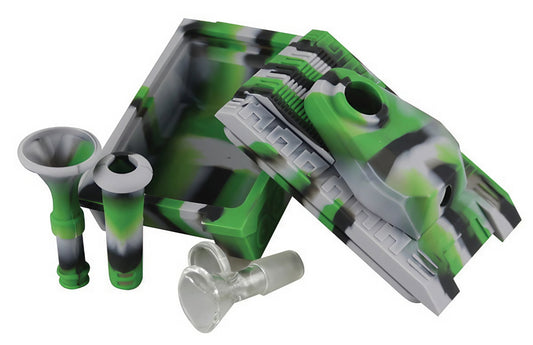 Tank Silicone Waterpipe - 6" / 14mm F
