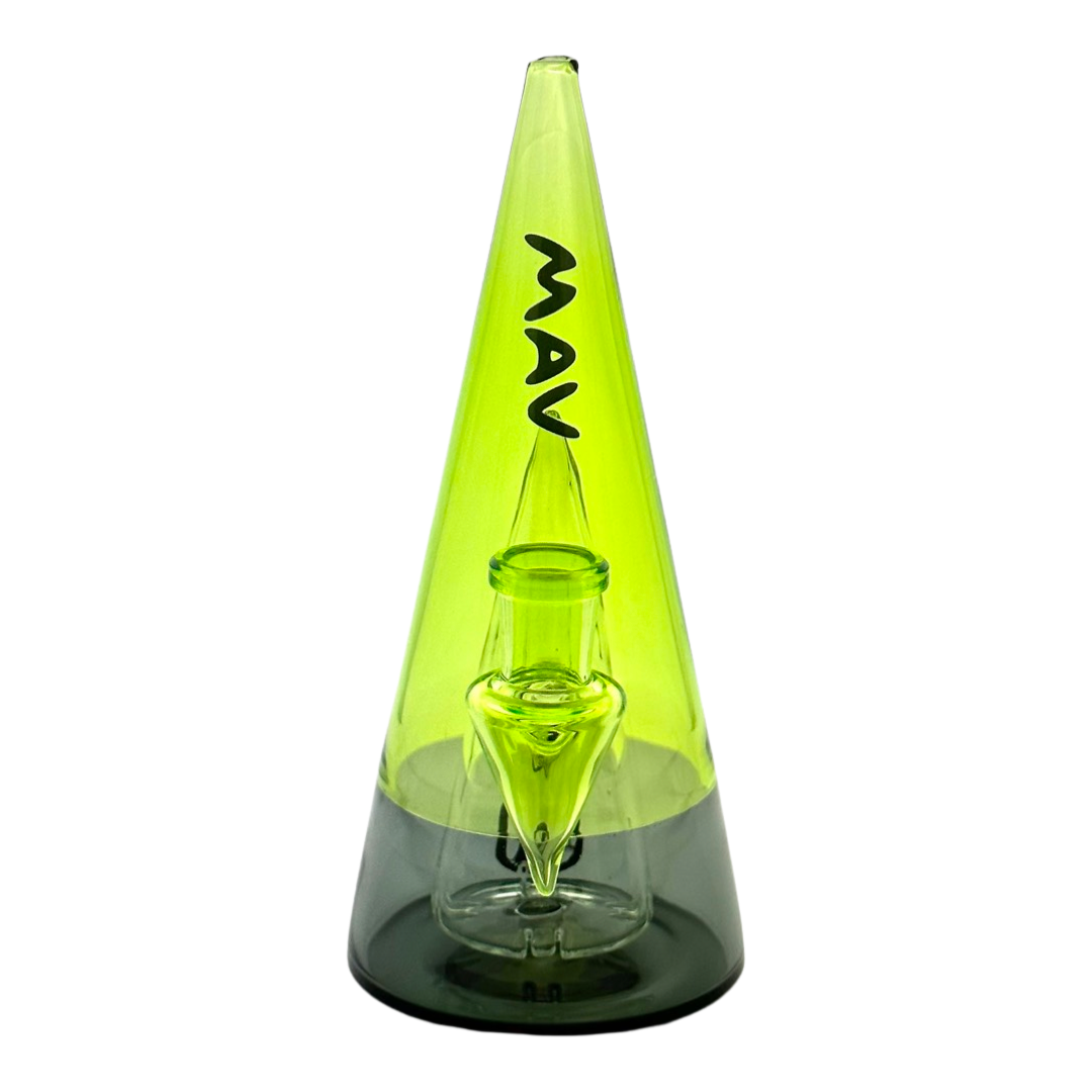 MAV Glass Beacon 2.0 Bong - 7" Vibrant 2-Hole Diffuser with 14mm Female Joint