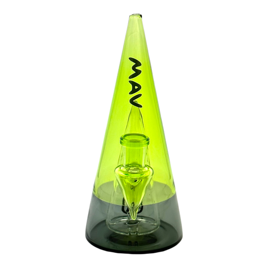 MAV Glass Beacon 2.0 Bong - 7" Vibrant 2-Hole Diffuser with 14mm Female Joint