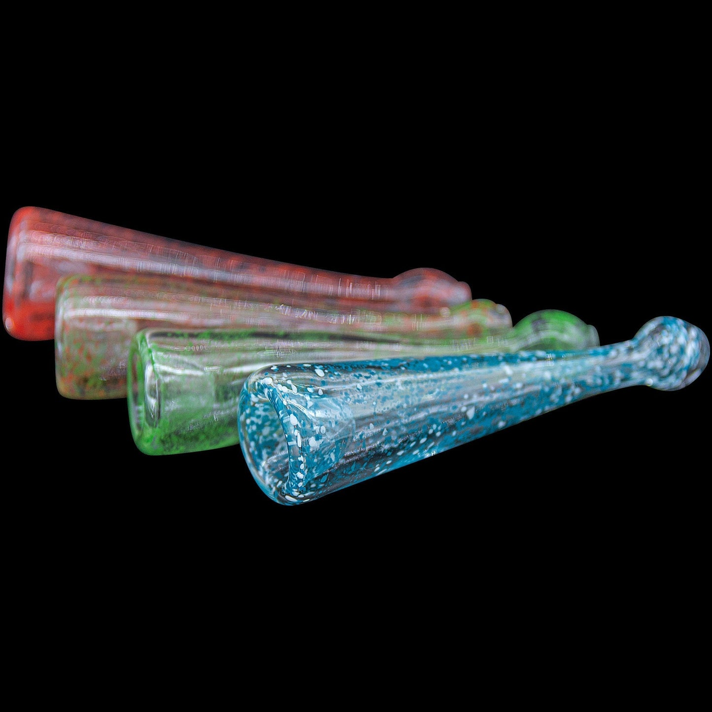LA Pipes Enchanted 4.5" Magic Dust Frit Chillum for Dry Herbs