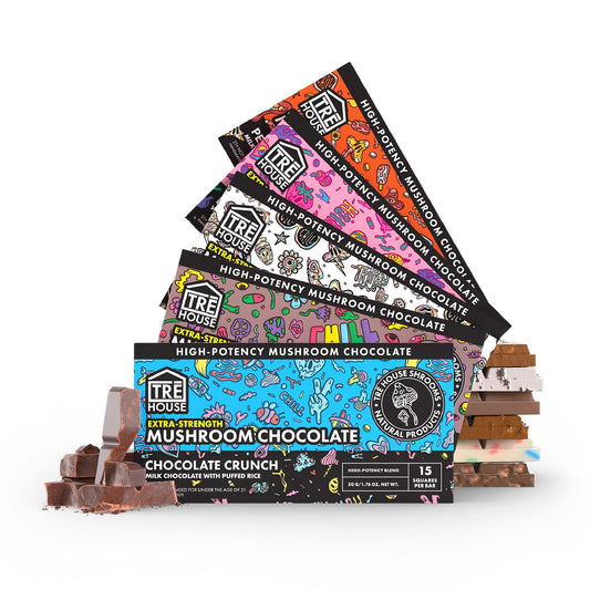 Tre House Extra Strength Magic Mushroom Chocolate Bar