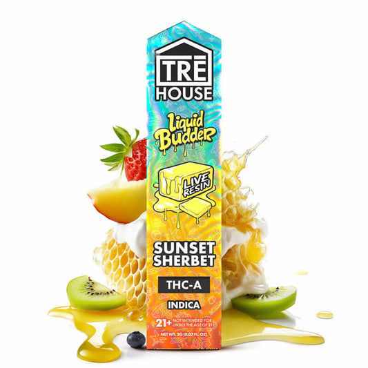 Tre House THC-A Live Resin Liquid Budder Device - 2000mg