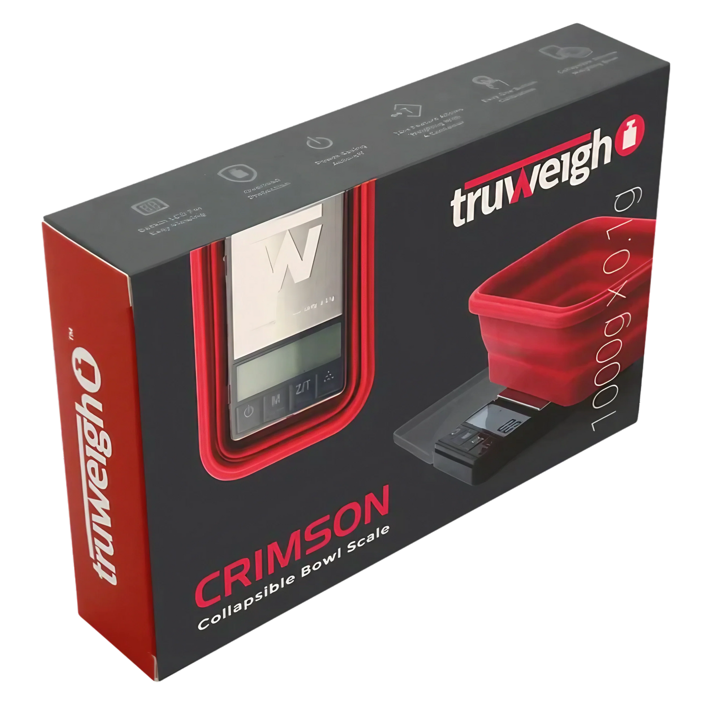 Truweigh Crimson Collapsible Bowl Scale