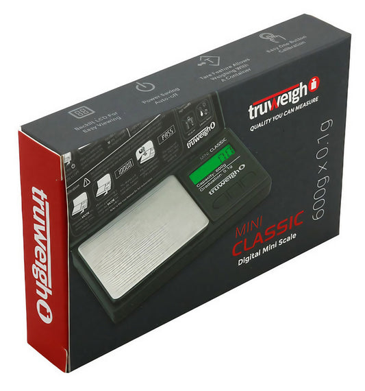 Truweigh Mini Classic Digital Scale - 600g x 0.1g
