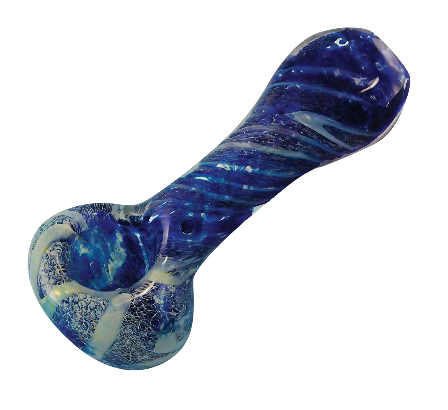 Twisted Frit 4" Glass Pipe