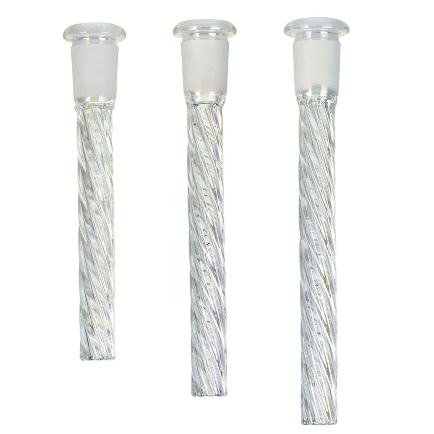 Twisted Iridescent Downstem