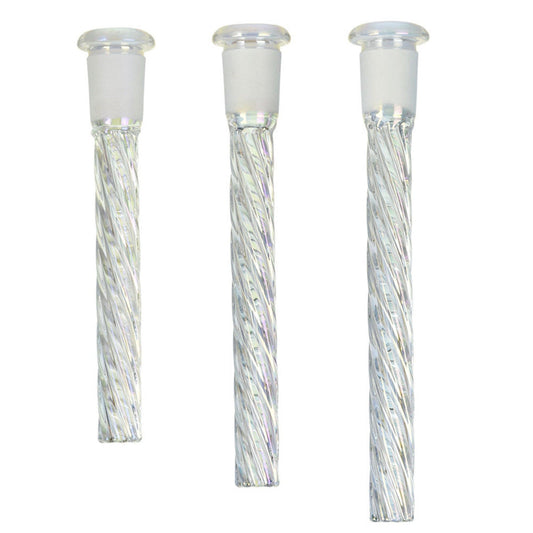 Twisted Iridescent Downstem