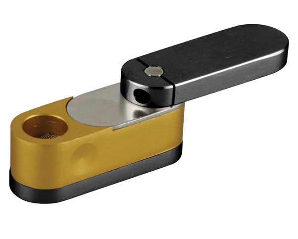 Two Tone Metal Twist-Out Pipe w/ Storage - 2.2"