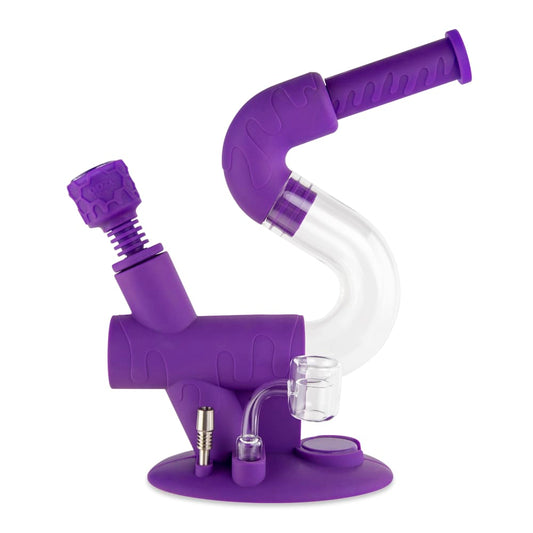 Ooze Swerve 4-In-1 Silicone Water Pipe