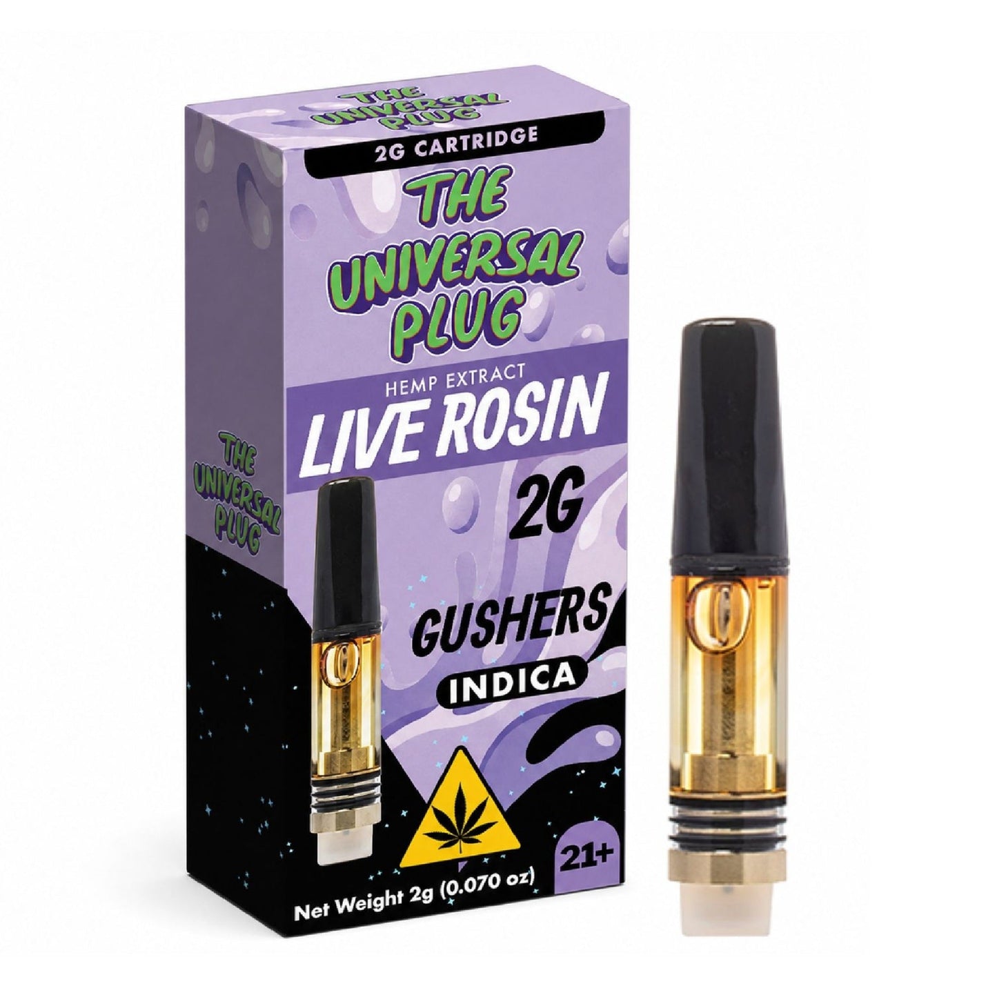 Universal Plug THC Live Rosin Device - 2000mg