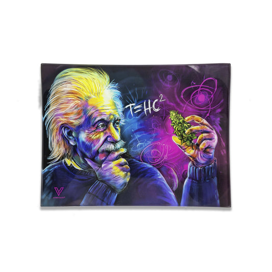 V Syndicate Genius T=HC2 Shatter-Resistant Glass Rolling Tray