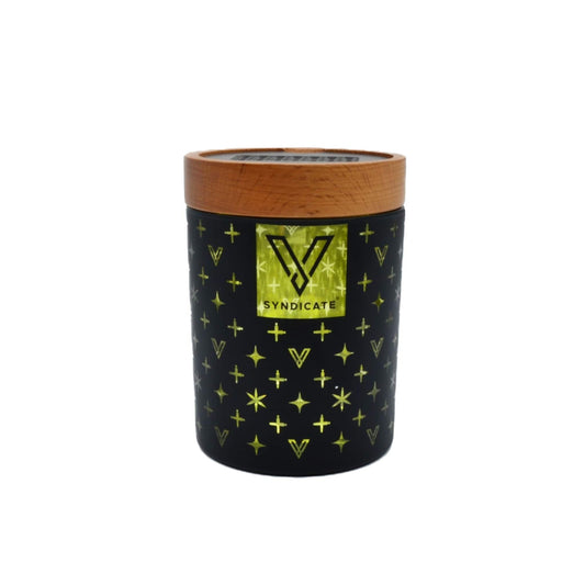 V Syndicate High End Yellow SoleStash - Herb Storage w/ Grinder & Humidity Control