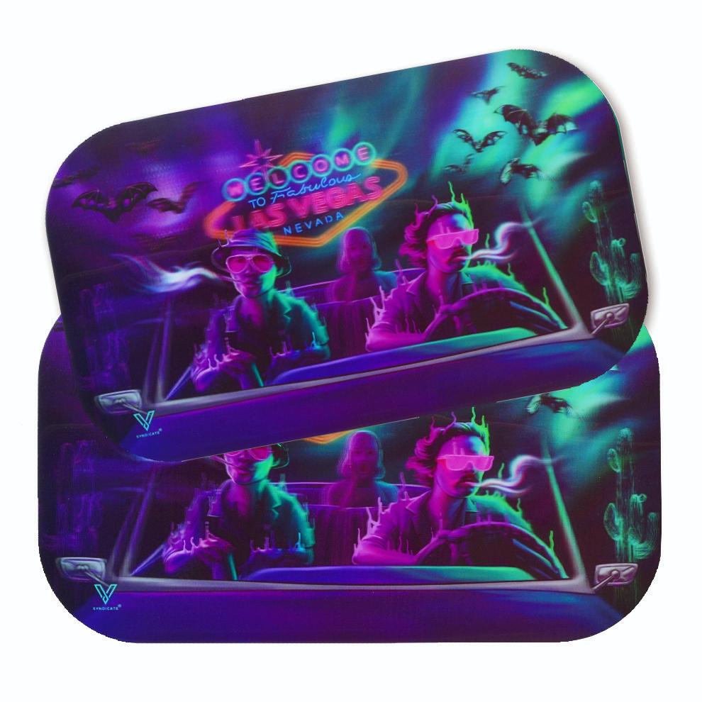 V Syndicate Bat Country 3D Magnetic Rolling Tray Bundle - Secure & Travel-Friendly