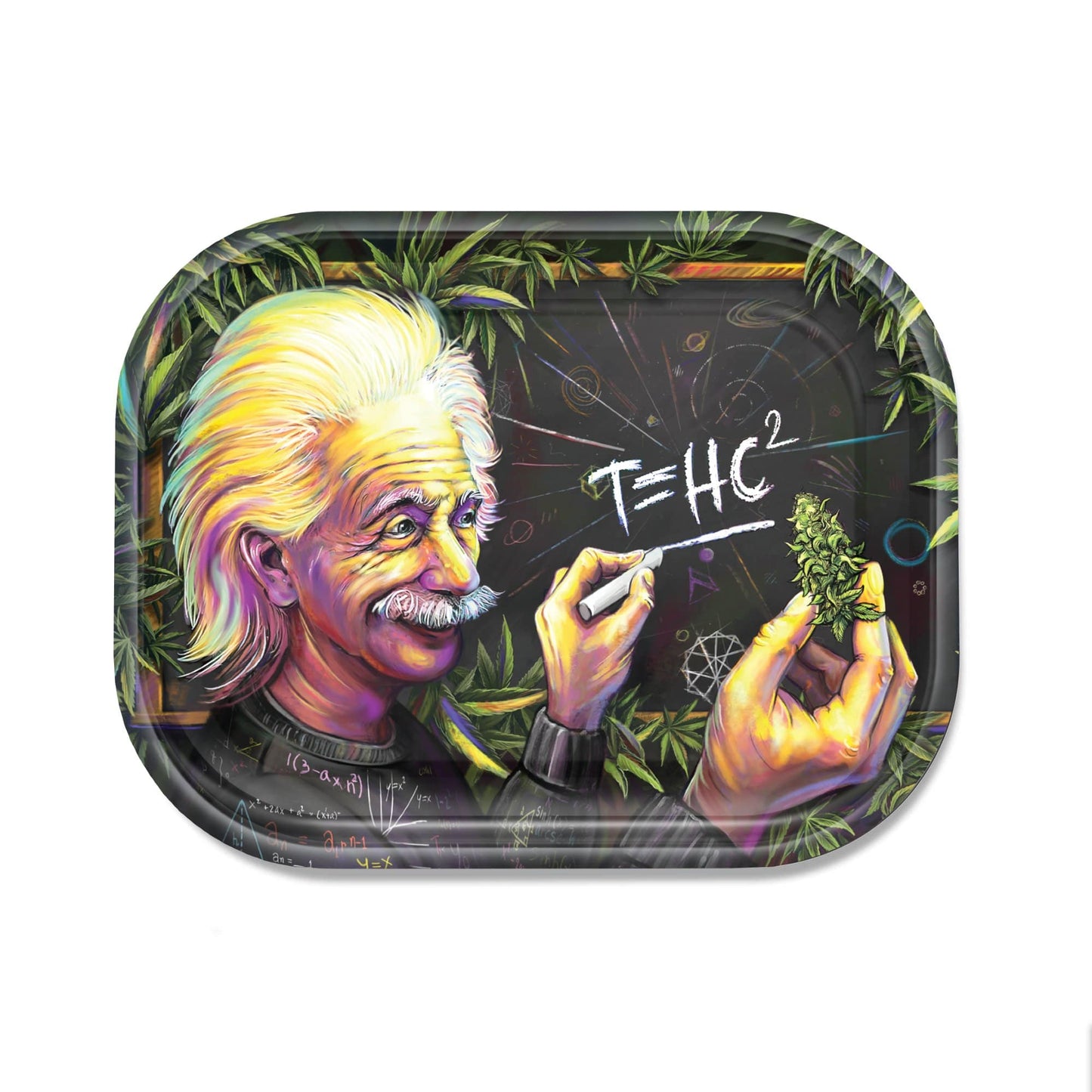 V Syndicate T=HC2 Higher Ed Metal Rolling Tray - Vibrant & Durable