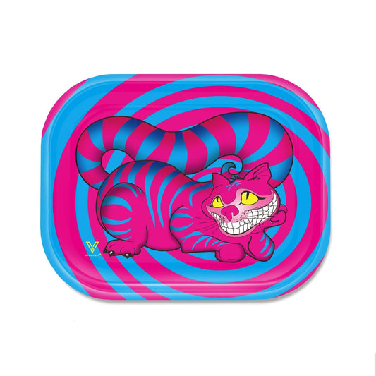 V Syndicate Seshigher Cat Whimsical Metal Rolling Tray - Durable & Easy Clean