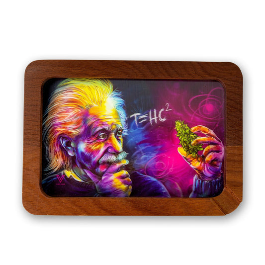V Syndicate Small High Def Wooden Rolling Tray - 7.5in