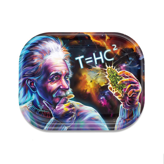 V Syndicate Genius Black Hole Metal Rolling Tray - Durable & Vivid Design
