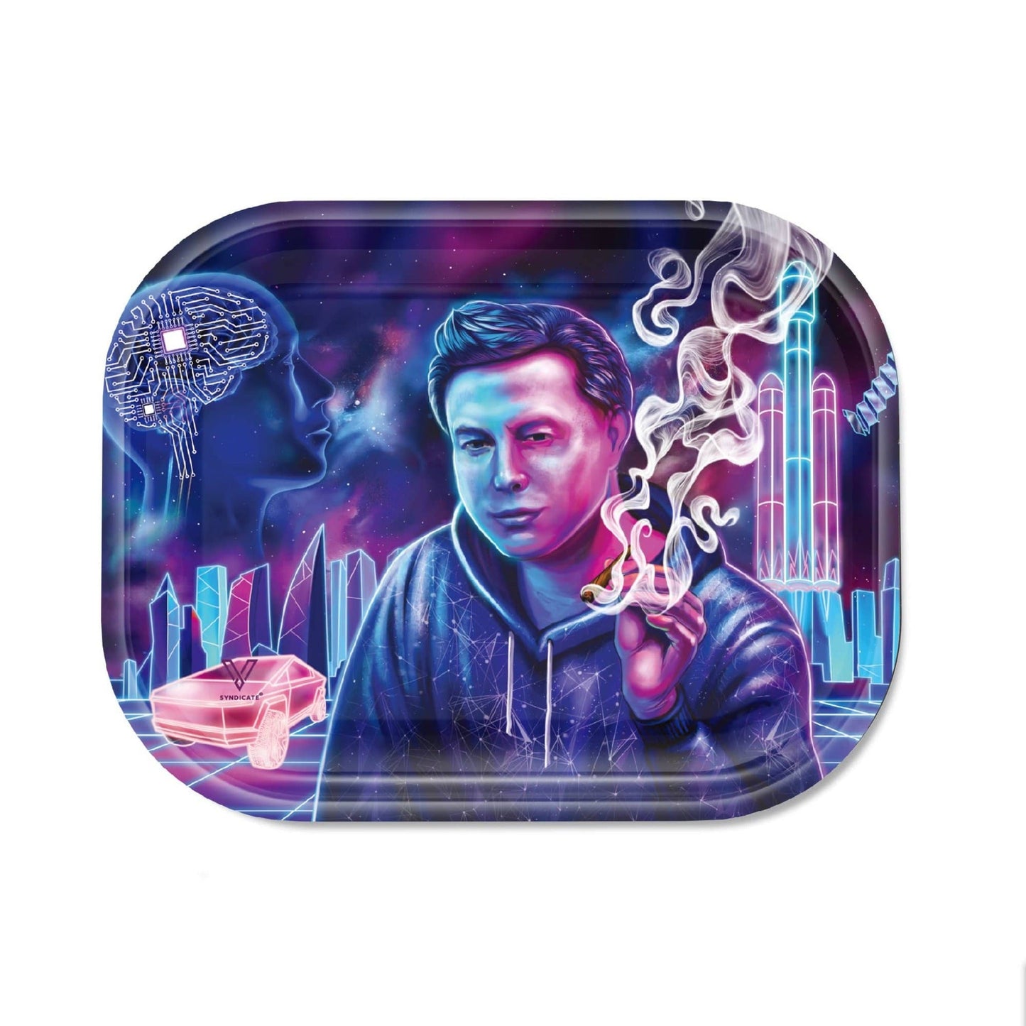 V Syndicate Space X-Hale Metal Rolling Tray