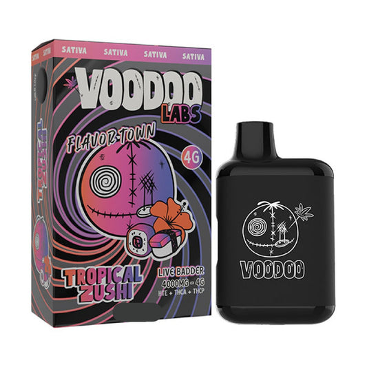 Voodoo Flavortown Live Badder THC-A Device - 4000mg