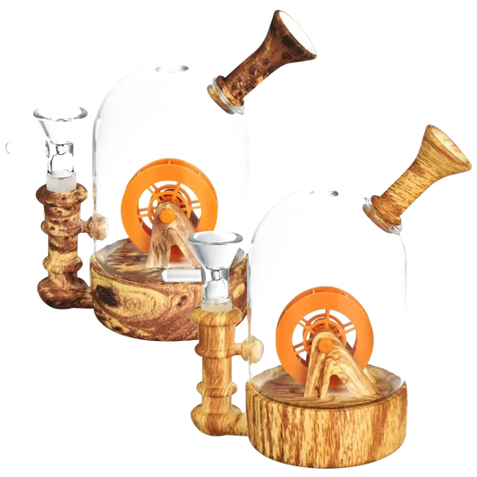Waterwheel Bell Jar Water Pipe