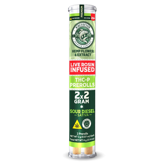 White Fish Live Rosin THC-P Pre-Roll - 2x2g