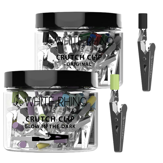 White Rhino Crutch Clip | 50ct Jar