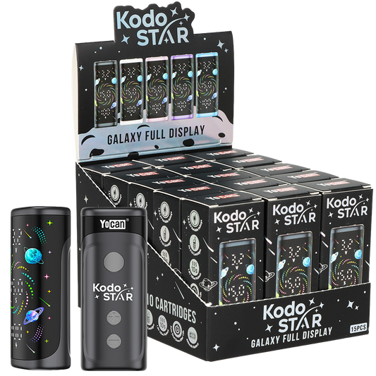 Yocan Kodo Star 510 Box Mod | 400mAh | Assorted Colors | 15ct Display