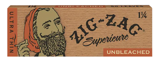 Zig Zag 1 1/4" Unbleached Rolling Papers - 24 Pack