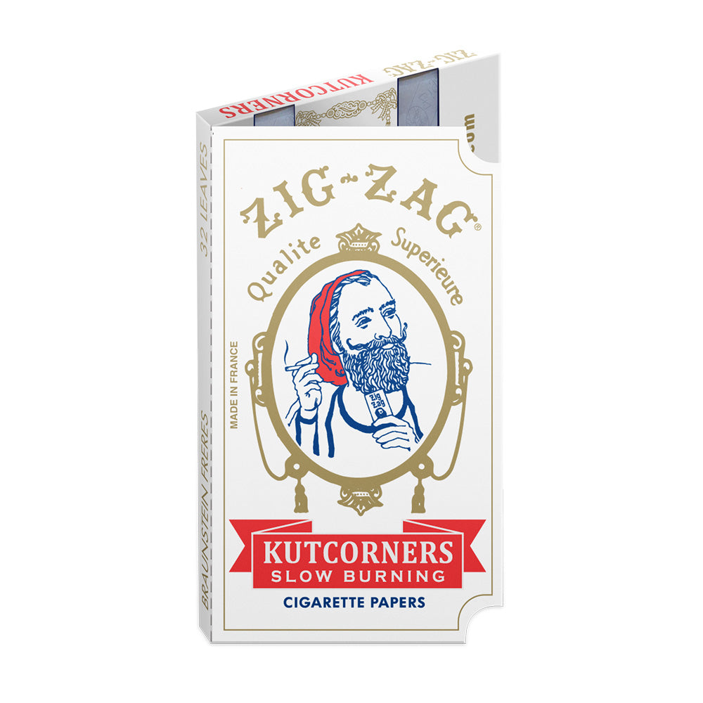 Zig Zag Cut Corner Rolling Papers - 24 Pack