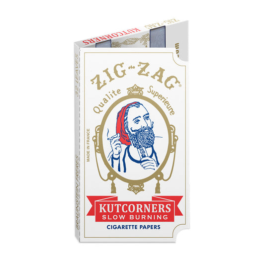 Zig Zag Cut Corner Rolling Papers - 24 Pack