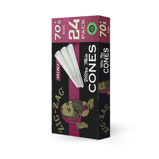 Zig Zag Ultra Thin Mini Cones Display | 70mm