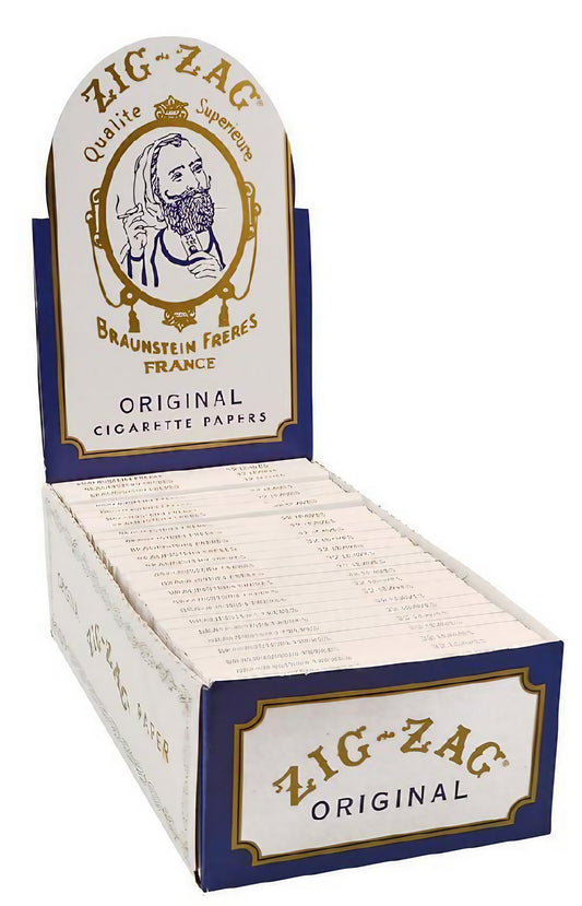 Zig Zag White Single Wide Rolling Papers - 24 Pack